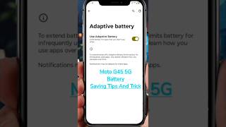 Moto G45 5G Battery Drain Problem | Moto G45 5G Battery Problem | Moto G45 5G Battery Setting