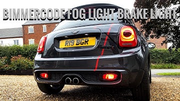 MINI COOPER S F56 REAR FOG LIGHTS AS BRAKE LIGHTS BIMMERCODE