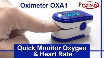 Fingertip Pulse Oximeter with Color LCD | Quick Monitor Oxygen & Heart Rate