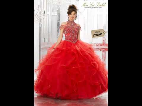 25 VESTIDOS COLOR ROJO PARA TUS 15 AÑOS 2019 - Expo15television - YouTube