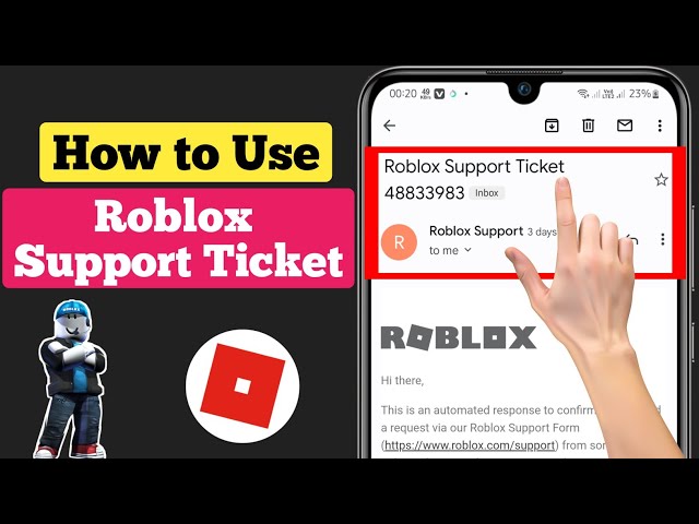 ✓ How To Find Roblox Customer Support Ticket Number 🔴 