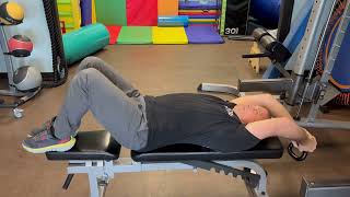 Hooklying kettle bell pullover Wealth