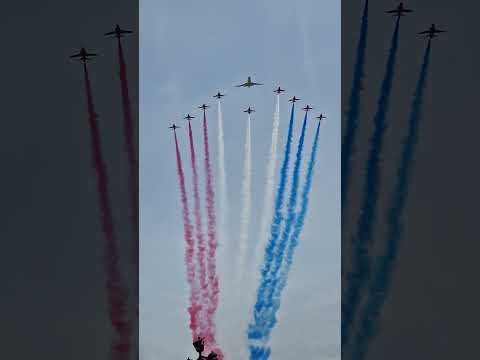 Red arrows fly