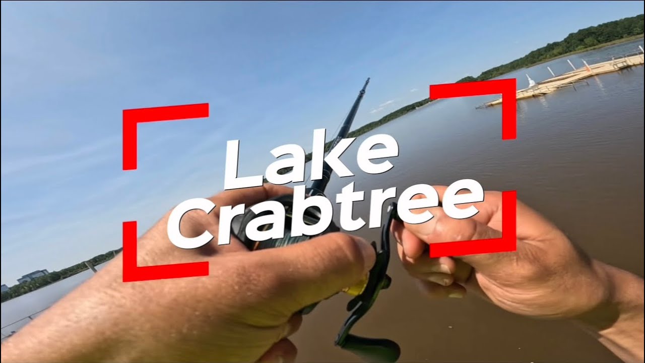 Lunch Break Bass Fishing at Lake Crabtree: Midday Hookups!