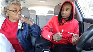 Smoking A Cigarettes In Front￼ Of My Grandma Prank
