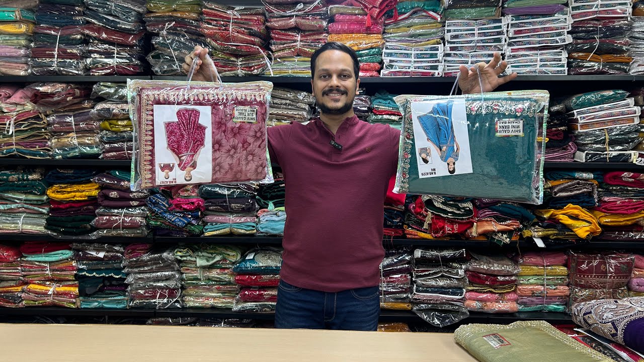 Surat saree wholsale market,Saree market Surat #shivgaurisarees 