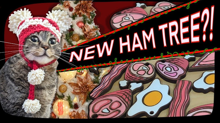 Can't have Christmas without Penny's HAM TREE!