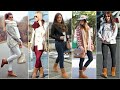 outfits con bota tipo UGG como combinarla de una manera elegante distinta y con éxito