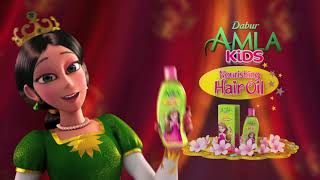 Best Hair Oil for Kids - Dabur Amla Kids Hair Oil - Amira Kids Oil 30 massage