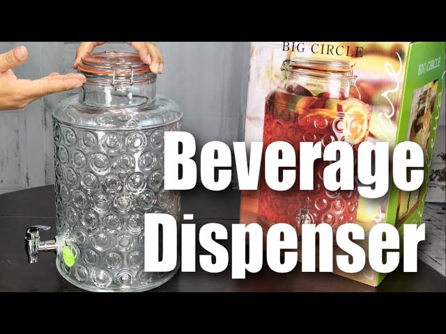 Hatch Glass Drink Dispenser + Reviews