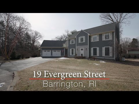 19 Evergreen Street, Barrington, RI home video tour