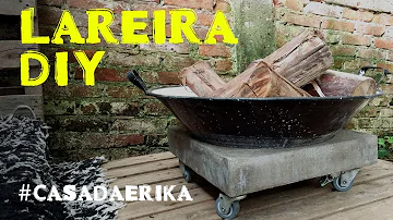 Como fazer uma fogueira suspensa?