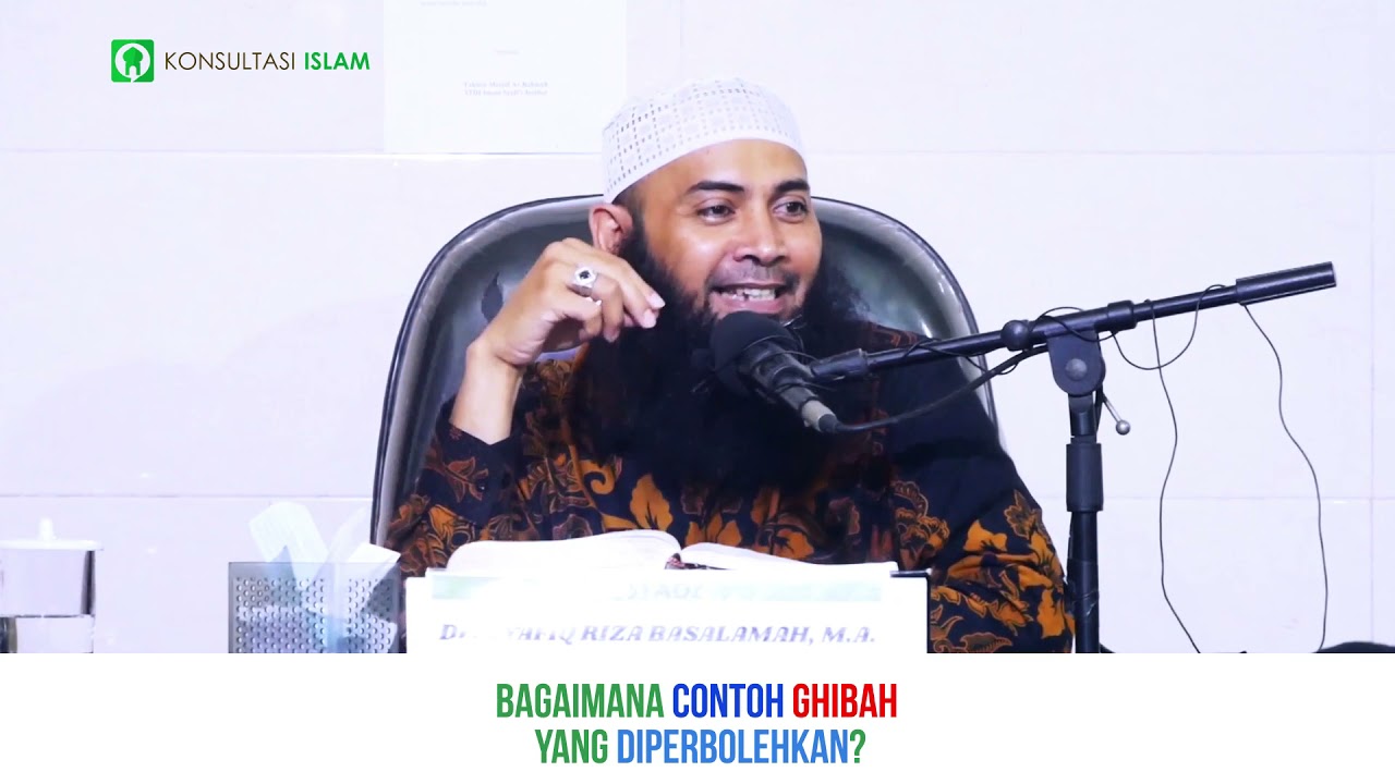 Bagaimana contoh ghibah yang diperbolehkan?