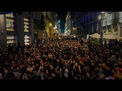This is how the streets reacted to Maricarmen's death: hundreds of people gather in Madrid