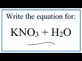 Chemical Properties of Potassium Nitrate