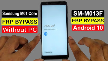 Samsung M01 Core FRP Bypass U3 Android 10 | Samsung Galaxy M01 Core (SM-M013F) FRP New Method |