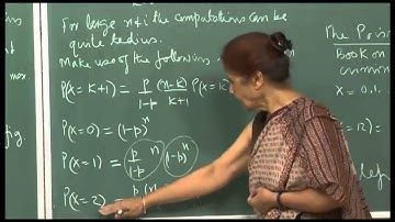 Mod-01 Lec-06 Discrete random variables and their distributions