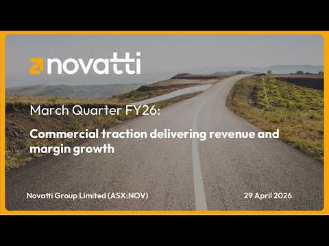 Novatti (ASX: NOV) Investor Briefing Replay | 30 April 2026