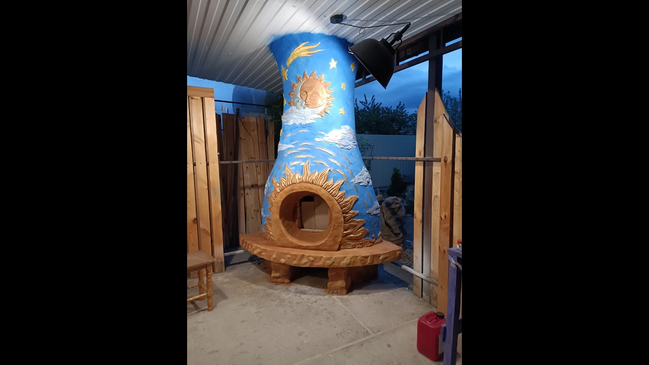 Изготовление камина мастер Карнафель Евгений - YouTube