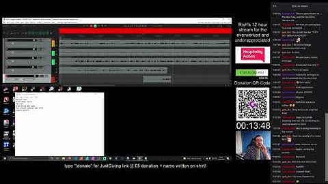 Making an a cappella jingle in Reaper in the last 28 minutes of a 12 hour Twitch stream