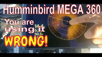 How to use Humminbird Mega 360 Icon (You are doing it wrong!)