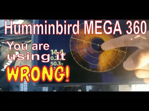 How to use Humminbird Mega 360 Icon (You are doing it wrong!)
