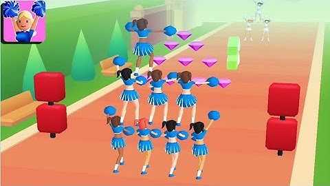 CHEERLEADER RUN 3D ALL LEVELS MAX GAMEPLAY WALKTHROUGH PART 1