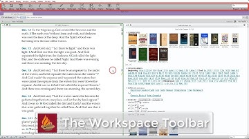 The Accordance Workspace Toolbar