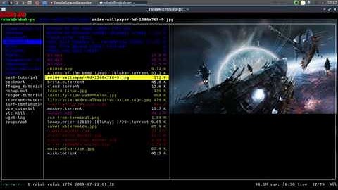 Ranger | terminal base file browser configuaration