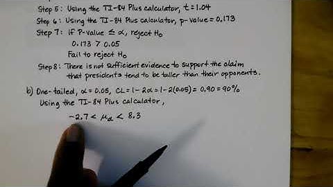 MATH 2133 Section 9.3 Two Dependent Samples (Matched Pairs)