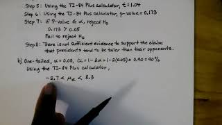 MATH 2133 Section 9.3 Two Dependent Samples (Matched Pairs)