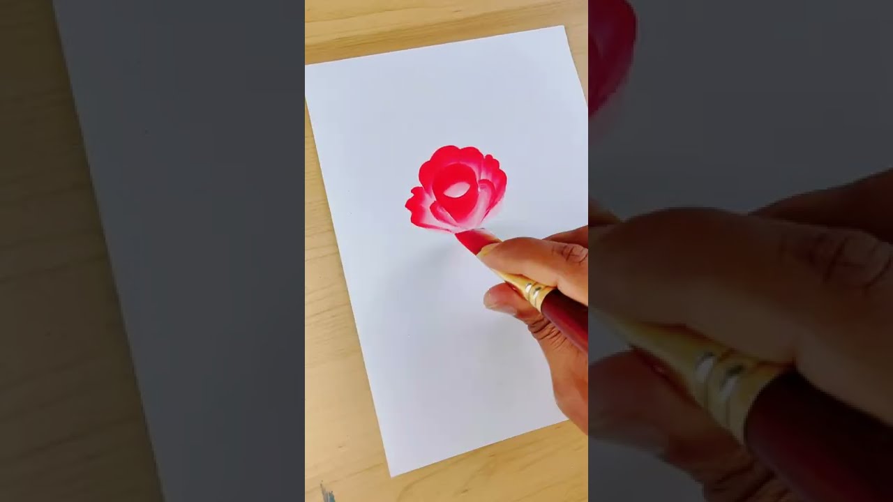 Great Art😱 | Rose Painting  |  Shay Art 