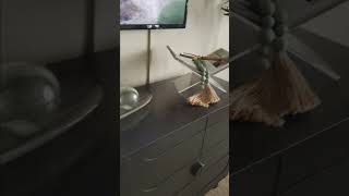 Decorate with me styling my new Amazon credenza #homedecor #decoratewithme