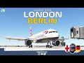London to Berlin on British Airways' Airbus A320 | EURO 2024 Final | 4K