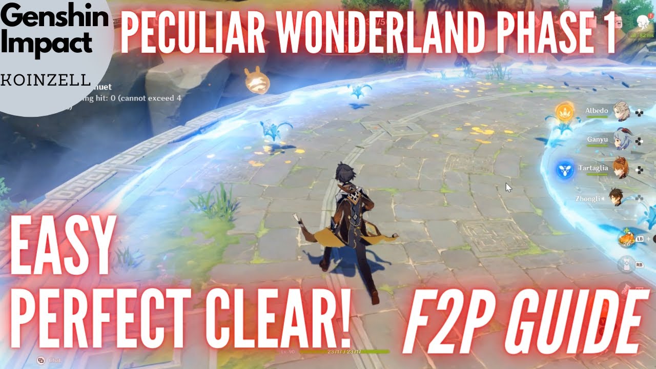 Peculiar Wonderland Phase 1 Perfect Clear F2P Guide All Challenges Genshin Impact Windblume Festival