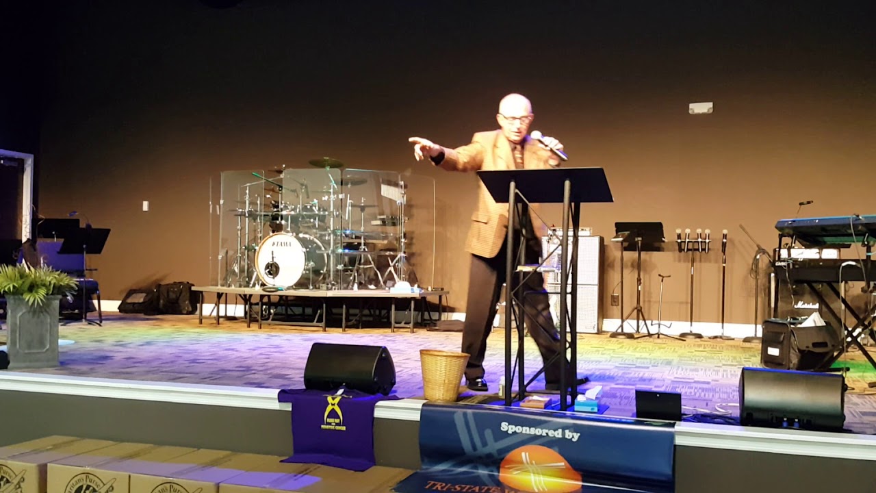 Pastor Mark Bales delivers the Providential Message at TGFMI Event VIII