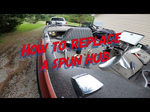 How to replace a spun hub on your boat motor prop
