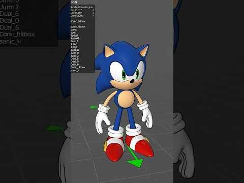 blender sonic model