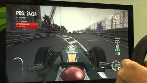 F1 2010 by Codemasters - Monaco Race Gameplay