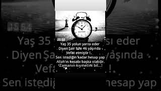 35 Yolun Yarısı Eder. Diyen Şair Bile 46 Yaşında Vefat Etmiştir.