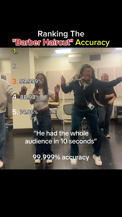 Ranking Barber Haircut Accuracy (Last Stole the Show in 5 Seconds!) #usa #tiktok #shortsfeed #shorts