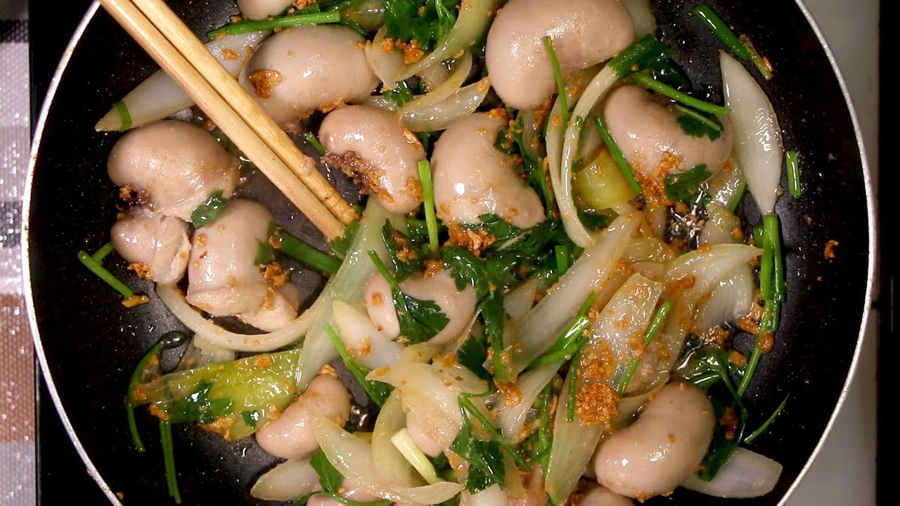 Cách Làm Ngọc Kê Gà Cháy Tỏi - Món Ăn Tráng Dương Bổ... - youtube
