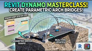 Details Parametric Intersecting Arch Bridge in Revit | Dynamo BIM Tutorial Guide
