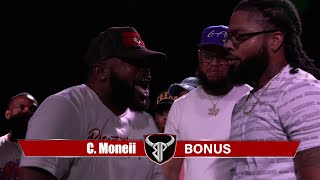 BONUS vs C MONEII rap battle hosted by John John Da Don | BULLPEN BATTLE LEAGUE