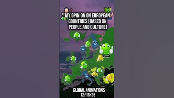 My opinion on European countries #europe #mapping #capcut