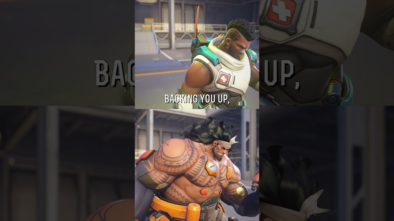 Mauga and Baptiste interaction - Overwatch 2