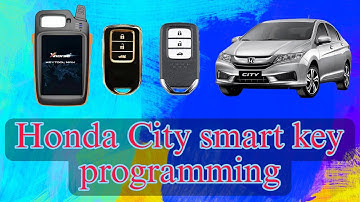 Honda City smart key programming by key tool mex pro