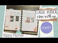 Happy Planner Classic Lined Vertical using Merry &amp; Bright sticker book