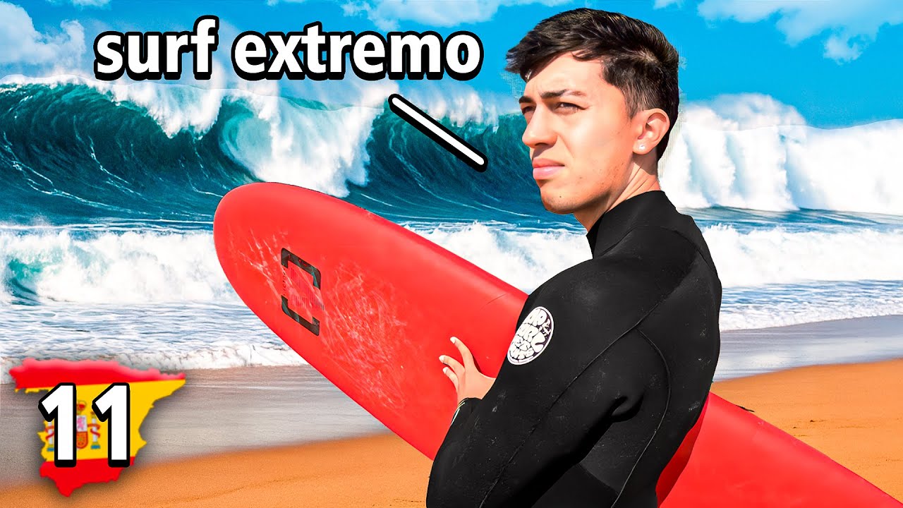 Así es Surfear con Oleaje Extremo en Bilbao | Recorriendo España sin Internet