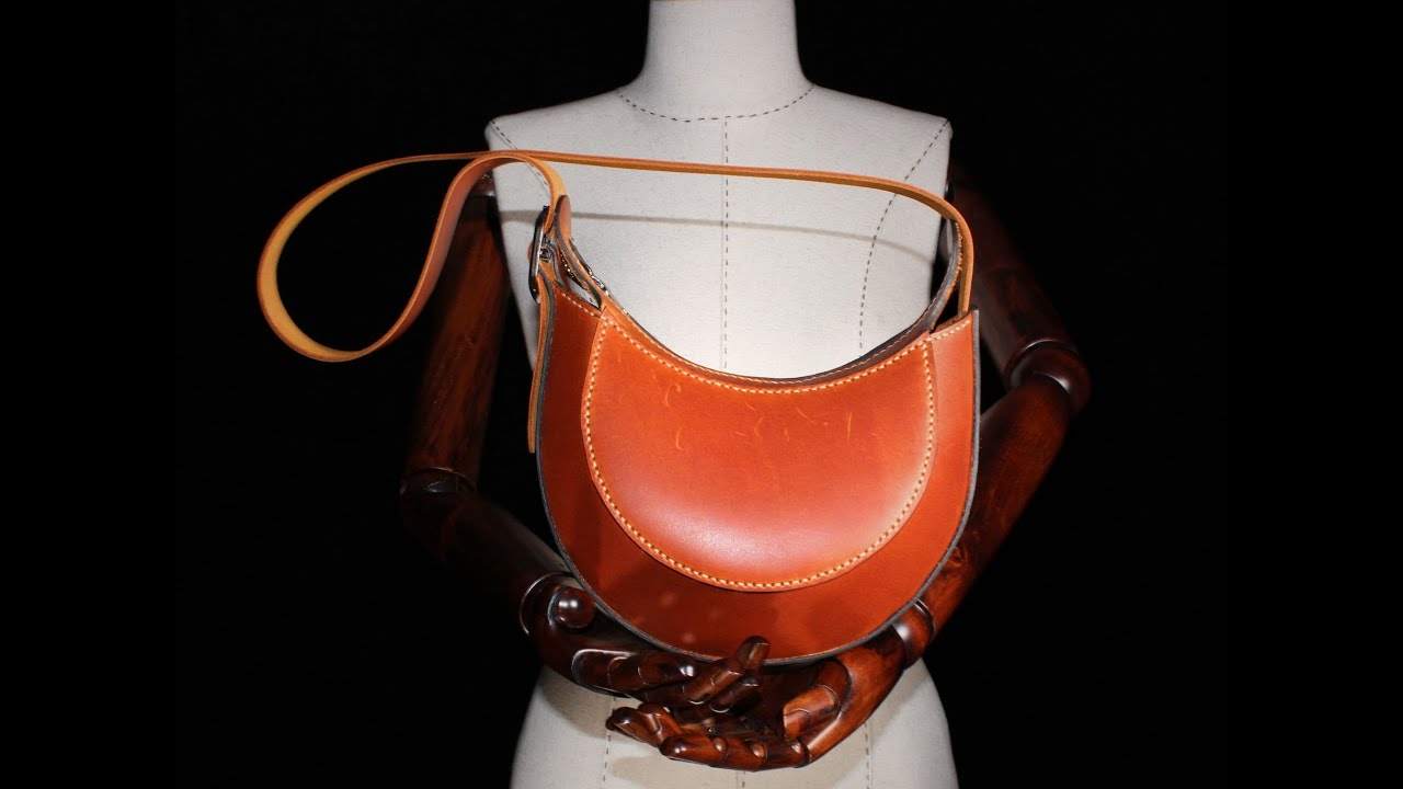 Making a Leather 3D Crossbody Bag  Bag, PDF Pattern, by 